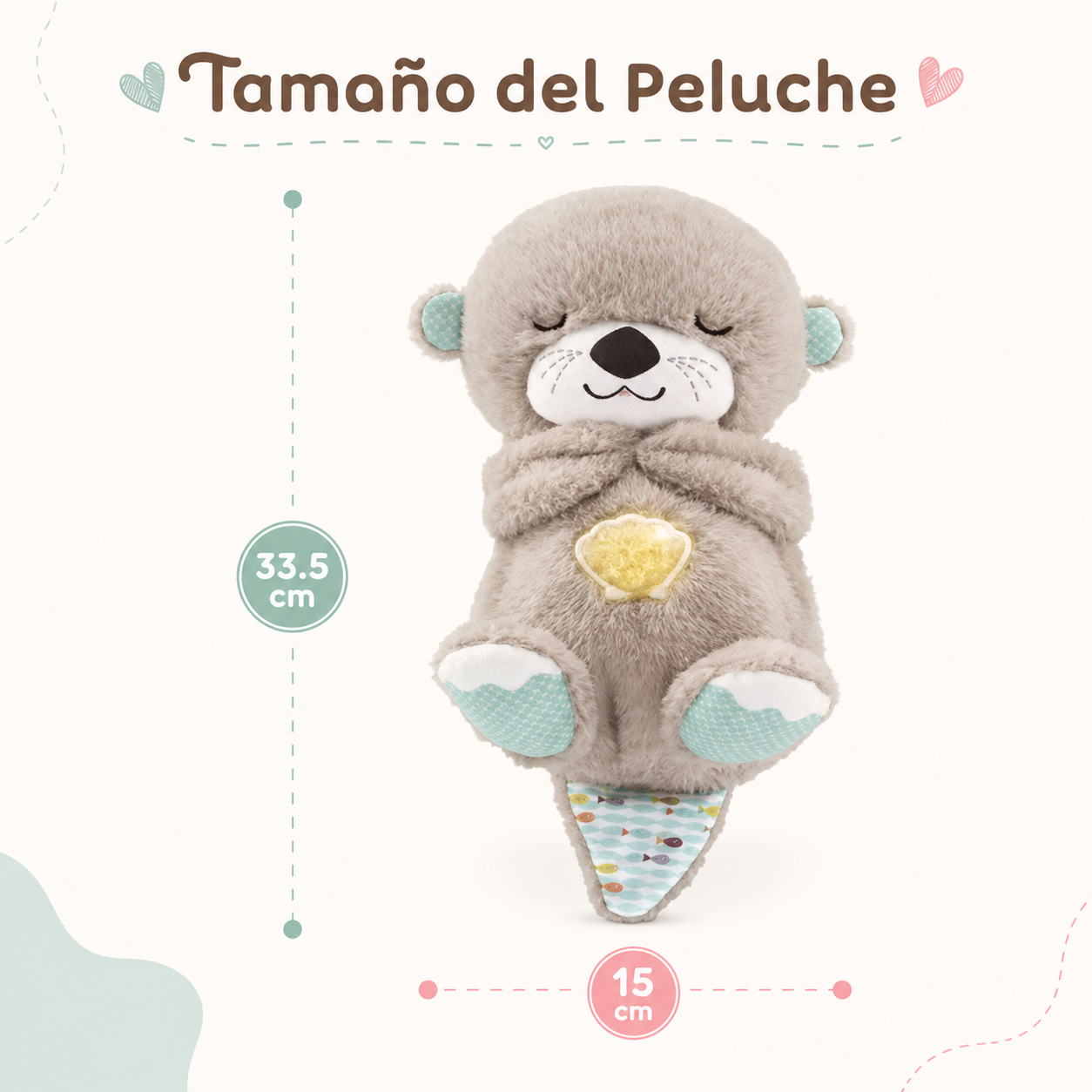 Peluche Nutria anti estrés